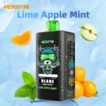 MerryMi Blade 30000 Puffs příchuť Lime Apple Mint se zeleným jablkem a limetkou